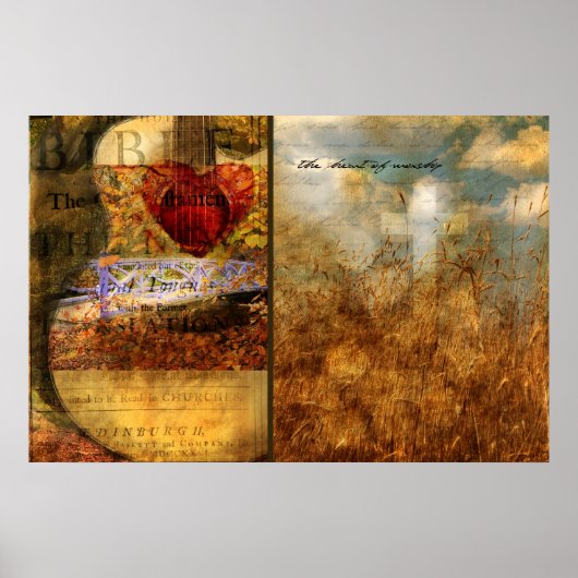 Het hart van de eredienst poster (Voorkant)