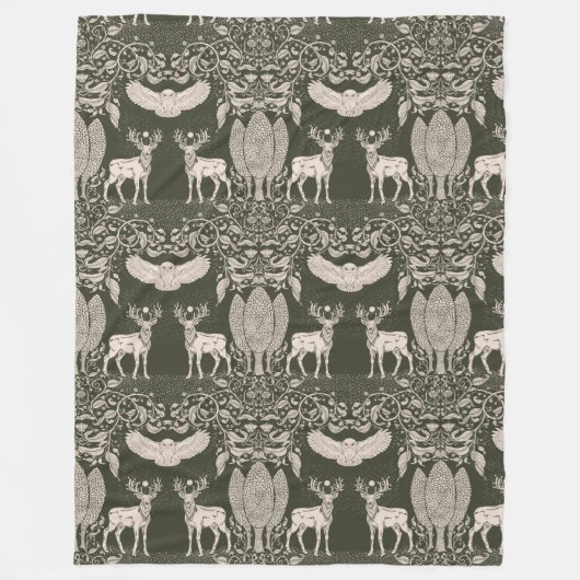 Het hart van de Forest Fleece Blanket (Voorkant)