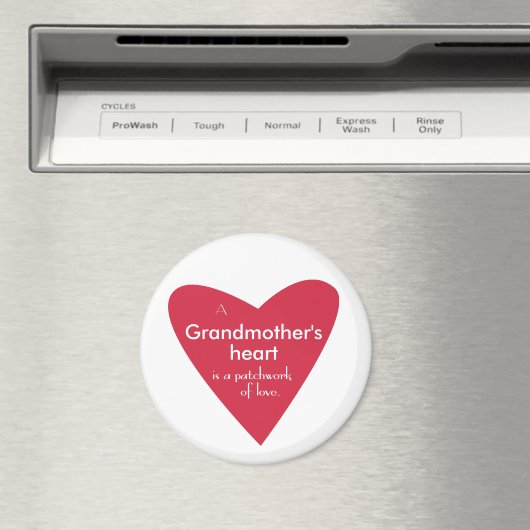 Het hart van de grootmoeder magneet (Insitu (Vaatwasser))