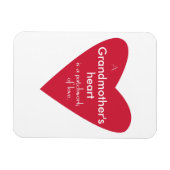Het hart van de grootmoeder magneet (Horizontaal)