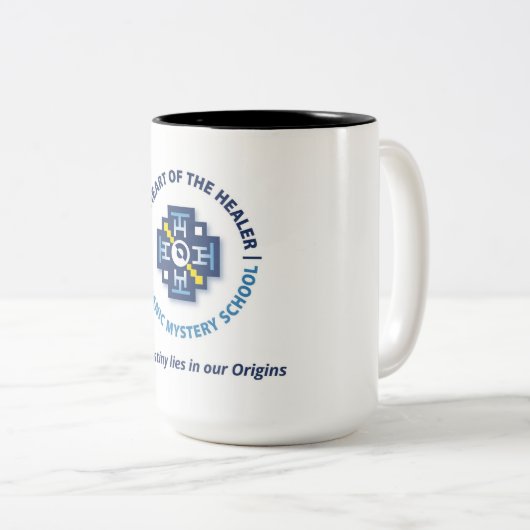 Het hart van de Healer Coffee Mok (Voorkant rechts)