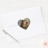 Het hart van de Heilige Maagd Maria Sticker (Envelop)