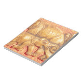 Het hart van de kudde: Elephant Family Portrait Notitieblok (Gedraaid)