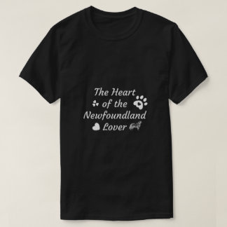 Het hart van de Newfoundland-liefhebber T-shirt