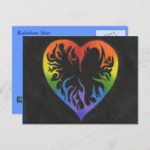 Het Hart van de regenboog Briefkaart (Voorkant / Achterkant)