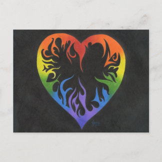 Het Hart van de regenboog Briefkaart