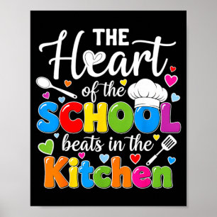 Het hart van de school klopt in de keuken terug poster