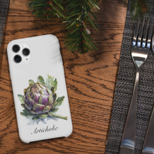 Het hart van de tuin: artisjok in Waterverf iPhone 13 Pro Hoesje