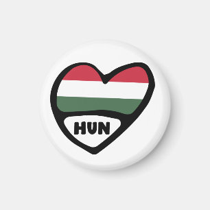 Het Hart van de Vlag van het Landnummer Van Magneet