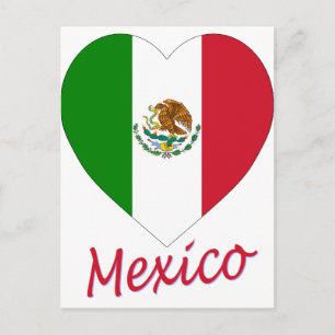 Het Hart van de Vlag van Mexico Briefkaart