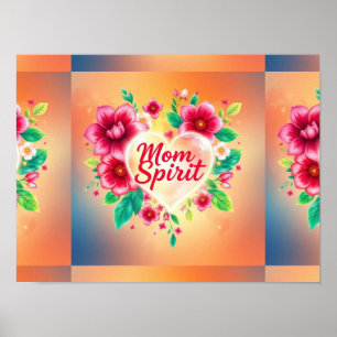 Het hart van de vurige geest van mama poster