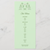 Het Hart van de wijn op het Munt Menu van de multi (Voorkant)