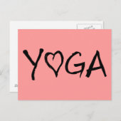 Het Hart van de yoga Briefkaart (Voorkant / Achterkant)