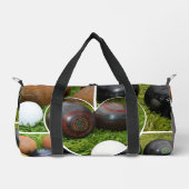 Het hart van gazon kommen: een  fotocollage plunjezak (Voorkant)