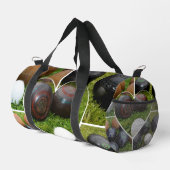 Het hart van gazon kommen: een  fotocollage plunjezak (Rechterhoek)