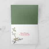 Het hart van het het snoepriet van Kerstmis Feestdagen Kaart (Binnen)