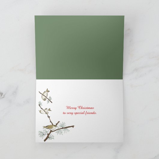 Het hart van het het snoepriet van Kerstmis Feestdagen Kaart (Binnen)