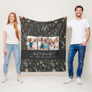 Het hart van het script schattig moderne multi-fot fleece deken