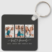 Het hart van het script schattig moderne multi-fot sleutelhanger (Achterkant)