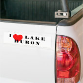 Het hart van Huron Bumpersticker (Op Truck)