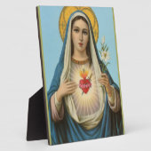 Het hart van Mary Our Lady Heilige Maria Moeder va Fotoplaat (Zijkant)