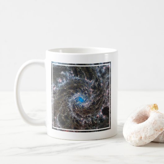 Het hart van Messier 74 Koffiemok (Met donut)