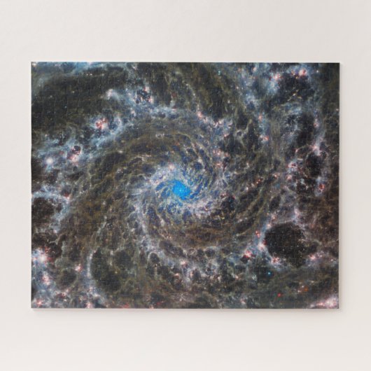 Het hart van Messier 74 Legpuzzel (Horizontaal)