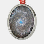 Het hart van Messier 74 Metalen Ornament (Links)