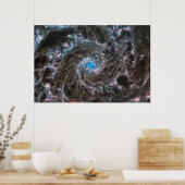 Het hart van Messier 74 Poster (Keuken)