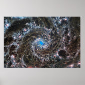 Het hart van Messier 74 Poster (Voorkant)
