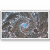 Het hart van Messier 74 Sticker (Voorkant)