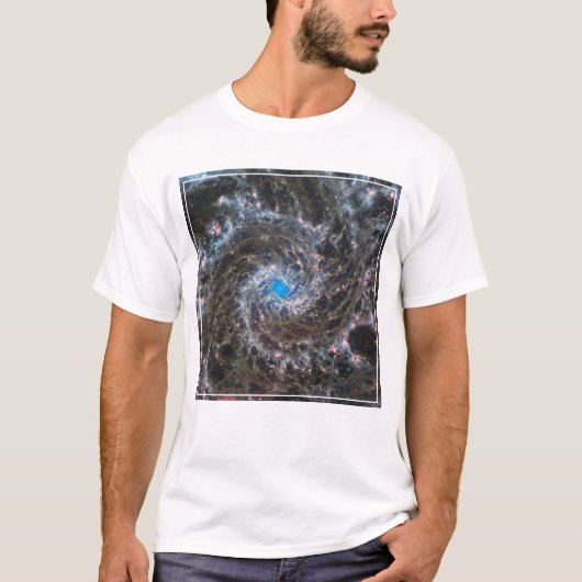 Het hart van Messier 74 T-shirt (Voorkant)