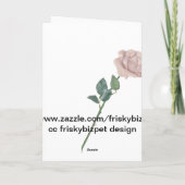 Het hart van Ragdoll behoort tot een pop Kaart (Achterkant)