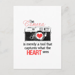 Het hart vastleggen briefkaart