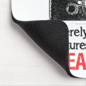 Het hart vastleggen muismat (Hoek)