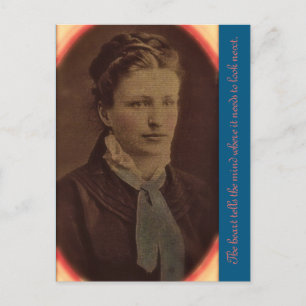 Het hart vertelt de geest waar hij moet kijken... briefkaart