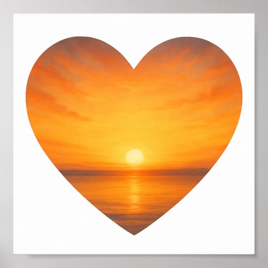 Het hart vullen met licht poster (Voorkant)