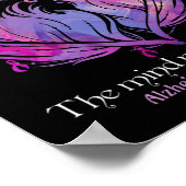 Het hart zal altijd vasthouden wat de geest Alzhei Poster (Hoek)