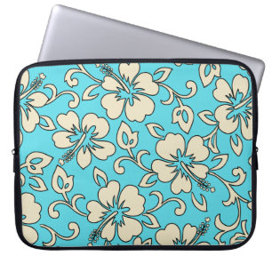 Het Hawaiiaanse Neopreen Wetsuit van de Hibiscus Laptop Sleeve