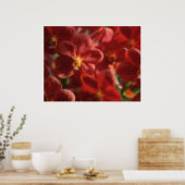 Het Hawaiiaanse Tropische Poster van de Orchidee (Keuken)