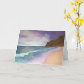 Het Hawaiiaanse Wenskaart van het Eiland Kaart (Gele Bloem)