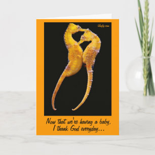 Het hebben van een baby kaart