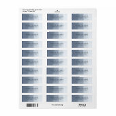 Het hedendaagse Abstracte landschap van Tranquil G Etiket (Full Sheet)