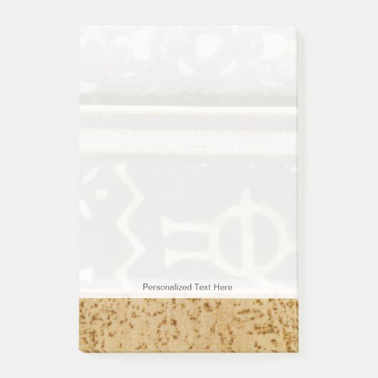 Het hedendaagse Tribale Patroonschilderen van het  Post-it® Notes (Voorkant)