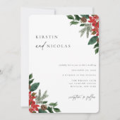 Het hedendaagse winterhuwelijk kaart (Voorkant)