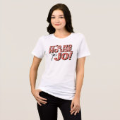 Het heeft geen zin Jo! Tri-Blend Shirt (Voorkant volledig)