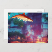 Het heeft haaien gerooid briefkaart (Voorkant / Achterkant)