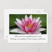 Het heelal briefkaart (Voorkant / Achterkant)