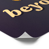 Het heelal licht vasthouden poster (Hoek)