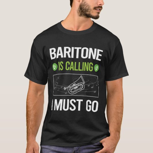 Het heet bariton t-shirt (Voorkant)